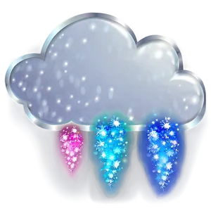 Cloud With Sparkles PNG 06252024
