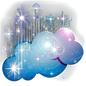 Cloud With Sparkles PNG Fuw39