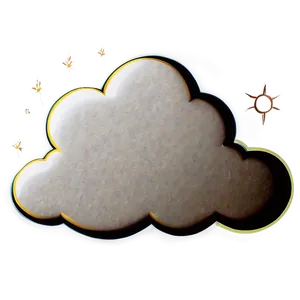 Cloud With Sun Clipart PNG 7