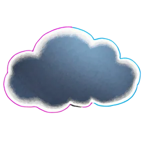 Cloud With Sun Rays PNG 25