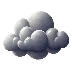 Cloudy D PNG