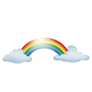 Cloudy Rainbow Png 22 PNG image