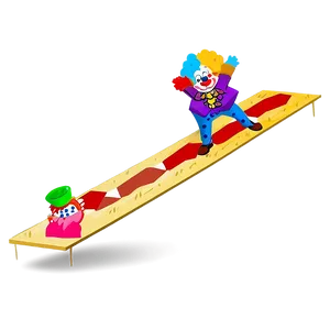 Clown Balancing Act PNG 05232024