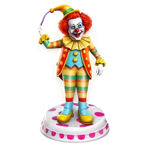 Clown Balancing Act PNG Fmg19