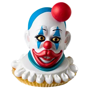 Clown Cupcake Topper Png 05232024 PNG image