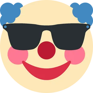 Clown_ Emoji_with_ Sunglasses