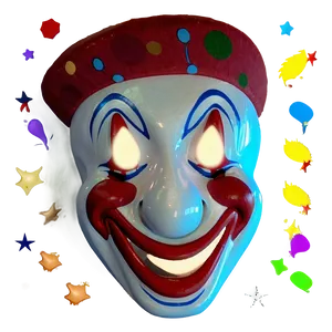 Clown Face C PNG image