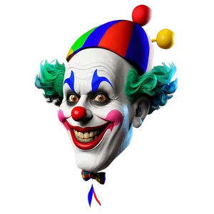 Clown Face Caricature PNG 06272024
