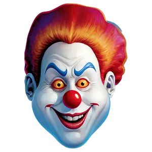 Clown Face Caricature PNG 71