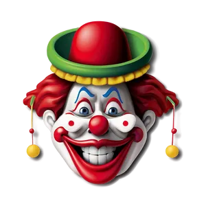 Clown Face Emoji PNG 06272024