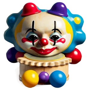 Clown In A Box Toy PNG 43
