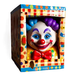 Clown In A Box Toy PNG 94