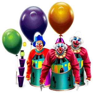 Clown Magic Tricks PNG 56