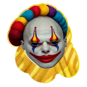 Clown Silhouette Scene PNG 05232024