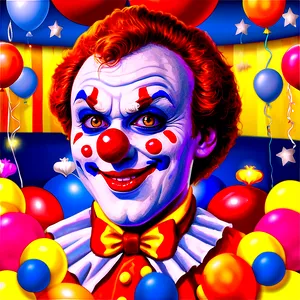 Clown Themed Party Png Foy PNG image