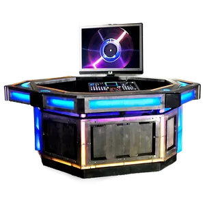 Club Dj Booth Png 06132024 PNG image