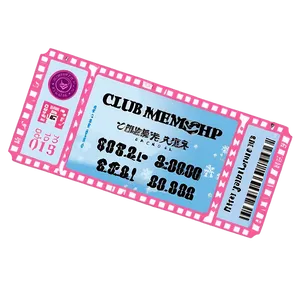 Club Membership Ticket Png Lkp PNG image