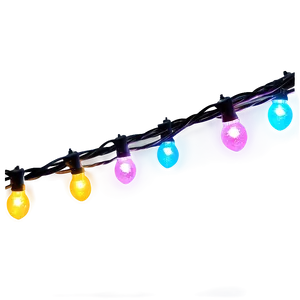 Cluster Christmas String Lights PNG 87