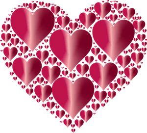 Clusterof Hearts Pattern