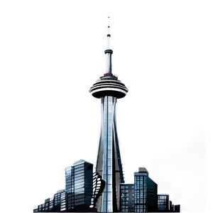 Cn Tower Urban Backdrop Png 06252024 PNG image