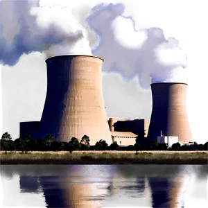 Coal Burning Power Station Png 96 PNG image