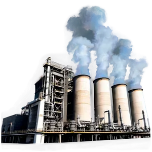 Coal Fired Power Station Png 06132024 PNG image