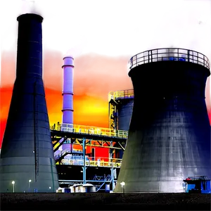 Coal Fired Power Station Png 06132024 PNG image