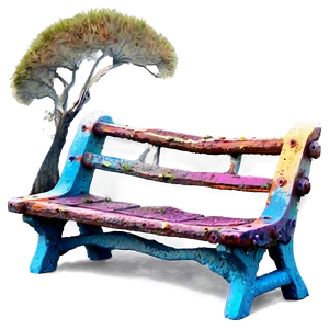 Coastal Bench PNG 05232024 PNG