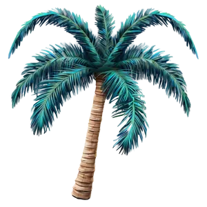 Coastal Palm Tree Shape Png 84 PNG image