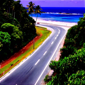 Coastal Road Png 05032024 PNG image