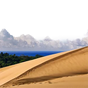 Coastal Sand Dunes Png 06292024 PNG image