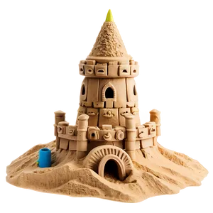 Coastal Sandcastle PNG 81