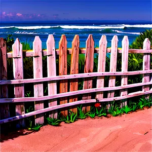 Coastal Style Fence PNG 92 PNG