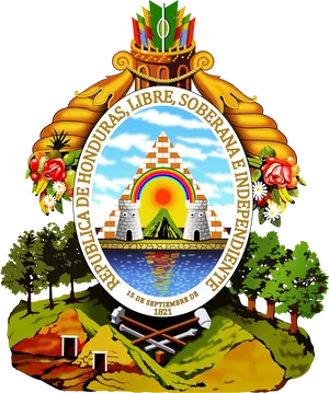 Coat_of_ Arms_of_ Honduras PNG image