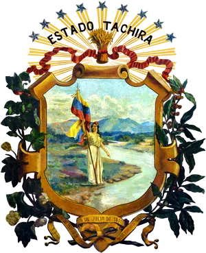 Coat_of_ Arms_of_ Tachira_ State_ Venezuela PNG image