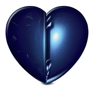 Cobalt Blue Heart Icon Png Faf PNG image