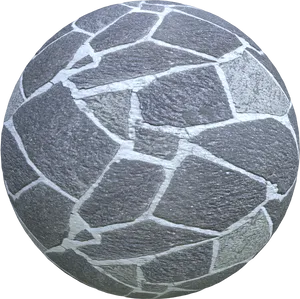 Cobblestone Sphere Texture PNG image