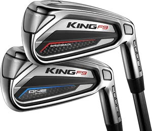 Cobra King F9 Speedback Golf Irons PNG image