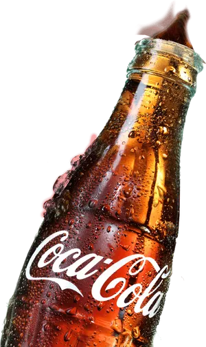 Coca Cola Bottle Condensation PNG image
