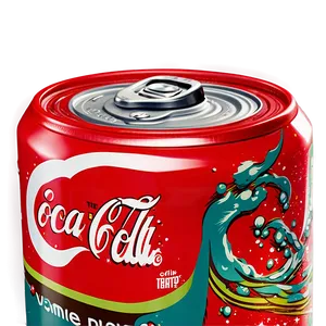 Coca Cola Can Retro Look PNG 06122024 PNG