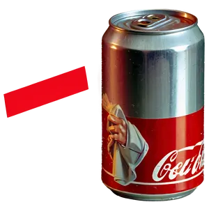 Coca Cola Can Vintage Ad PNG Tit PNG