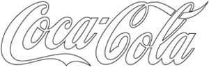 Coca Cola Classic Logo Black Background PNG