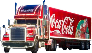 Coca Cola Holiday Truck PNG image