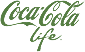 Coca Cola Life Logo Green PNG