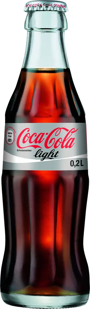 Coca Cola Light Bottle200ml PNG image