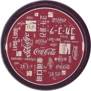 Coca Cola Logo Multilingual Circle