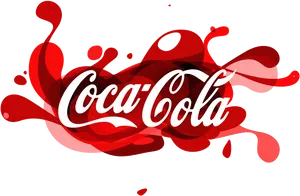 Coca Cola Logo Splash Art