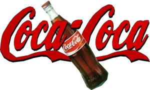 Coca Cola Logowith Bottle