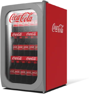 Coca Cola Refrigerator Fullof Bottles PNG image