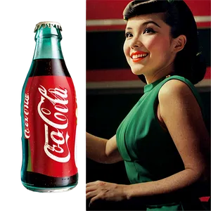 Coca Cola Vintage Ad Png Sth52 PNG image